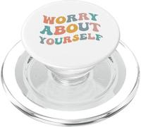 S'inquiéter de Vous-même Funny Meme Mind Your Own Business MYOB PopSockets PopGrip pour MagSafe
