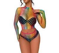 SINROYEE Ensemble de lingerie sexy en résille pour femme, 02, One_Size