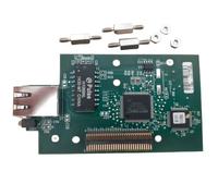 Sinsed Carte réseau serveur d'impression interne pour imprimante thermique Zebra ZM400 ZM600 105SLPLUS Xi4 Series 79823 79501-011, 203DPI, noir