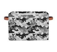 SinSenMa Paniers de rangement pliables en toile motif camouflage, paniers de rangement pour enfants, garçons, filles, jouets, cadeaux, panier vide pour vêtements, chambre à coucher, chambre d'enfant