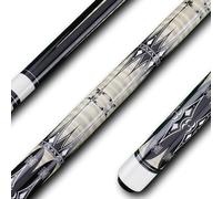 Sinsilvie Queue de billard 13 mm 147,3 cm 19 20 oz en érable, bâton de billard pour maison, bar, table de billard pour hommes (bois 539 g)