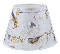 Sinta 12"(30cm) Abat-Jours en Tissu coolie E14/E27 Moderne de Remplacement pour les Lampes de Table,Lampes de Chevet,Lampes Murales,Lampes De Sol,Oiseau