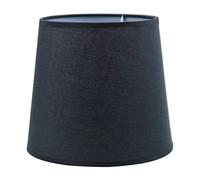 Sinta 7.5"(19cm) Abat-Jours en Tissu coolie E14/E27 Moderne de Remplacement pour les Lampes de Table,Lampes de Chevet,Lampes Murales,Lampes De Sol,Noir