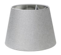 Sinta 9" Abat-jour Moderne Conique Remplacement Tissu Gris avec Doublure Argentée Abat Jour Pour E27/E14 Lampe de Bureau/Murale