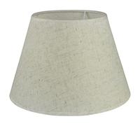 Sinta Abat-jour en tissu 30 cm - Remplacement moderne - Culot E14/E27 - Petit abat-jour de rechange pour bougie en cristal - Lustre en cristal - Lampe murale - Lampe de table - Lin