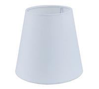 Sinta Abat-Jour en Tissu 5.5"(14cm) - Moderne E14/E27 de Remplacement pour Petite Lampe Suspendue, Lustre en Cristal, Bougie, Applique Murale, Lampe de Table - Blanc
