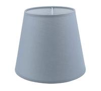 Sinta Abat-Jour en Tissu Coolie 7.5"(19cm) E14/E27 Moderne de Remplacement pour Lampe de Table, Chevet, Murale et De Sol - Gris