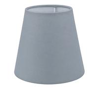 Sinta Abat-jour en tissu - Petit abat-jour pour lustre E14/E27, lampe murale ou lampe de table, Ø 5,5/14 cm, gris