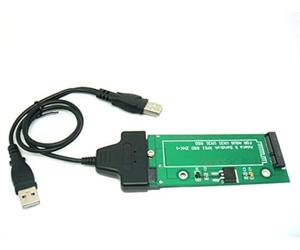 Sintech 18Pin to SATA Adapter with USB SATA Cable, Compatible with Sandisk SDSA5JK ADATA XM11 SSD from ASUS UX31 UX21