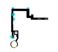 Sintech Accueil Bouton Ensemble Noir avec Une Longue Accueil Flex pour iPad Mini 3, Coleur:Or
