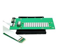 Sintech Carte adaptateur M.2 Nvme M-Key, compatible avec Intel EDSFF E1.S 1U Short Ruler SSD