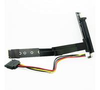 Sintech Carte adaptateur M.2 Nvme vers PCI-e 16x carte graphique, M.2 M-Key vers PCI-Express 16X câble d'extension 50 cm