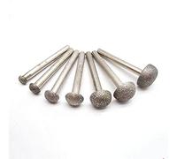 Sinterizado herramientas de molienda, brocas de gr Diamond Emery Grinding Head Bits For Nail Cutter Pack Of 5 6mm Shank Head 8-20mm(6mmx16mm)