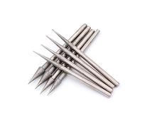 Sinterizado herramientas de molienda, brocas de gr Diamond Grinding Head Bits Burrs Sharp Metal Stone Jade Engraving Polishing Tools 2.35mm Shank 1200 Grit 0.8-4.0mm Pack of 10 or 20(1.5mm 1200 Grit)