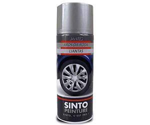 Sinto - Bombe Peinture Jantes - Gris Aluminium - Aérosol 400 ML