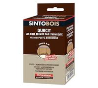 Sinto Durcisseur bois – Résine époxy, stoppe humidité et pourriture, intérieur & extérieur