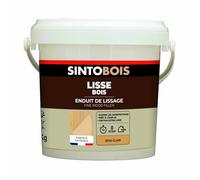 SINTO Enduit lisse parfaitement le bois clair 1kg
