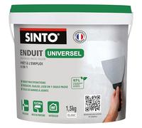 SINTO Enduit universel pâte blanc 1,5kg