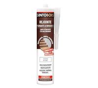 SINTO Joints Multi-Matériaux Blanc - 300ml - Idéal pour les Endroits Difficiles d'Accès - Isole Parfaitement - Adhère Facilement - Sans Odeur