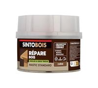 Sinto – Pâte à bois Angles & gros trous – Intérieur/extérieur, haute résistance, sec 20 min – Chêne 190 g