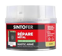 Sinto Répare Métal Armé – Reconstitue et Colmate Trous, Tous métaux, Sans styrène, 550 g