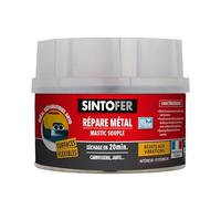 SINTO - Répare Métal - Mastic Souple - Pièces Soumises à Vibrations et Variations de Températures - Ultra Résistant - Adhère sur PVC - Ne Fissure Pas à la Flexion -Technique Professionnelle - 300g