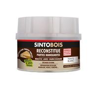Sintobois Mastic à Bois Avec Durcisseur Boîte 170 Ml / 190 G Blanc