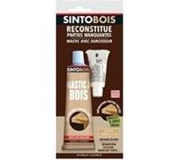 Sintobois mastic à bois avec durcisseur Sinto - Tube 66 ml / 80 g - Chêne clair G