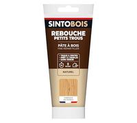 SINTOBOIS Pâte à bois Rebouche petits trous – Sans odeur, intérieur/extérieur – 250 g