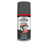 SINTOMATERIAUX - Spray Etanchéité - Résine Bitumeuse - Répare Fuites et Infiltrations - Protège de la Rouille- Reste Flexible - Intérieur Extérieur - Se Peint - Gris- Technique Professionnelle - 150ml