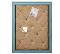 Sintosin Grand Tableau en Liège 52.5 x 68 cm, Tableau Liege Mural avec Cadre en Bois Bleu, Tableau Mural Rustique, Parfait pour Tableau d'affichage, Tableau Photo et Tableau Mémo