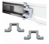 Sintrix Fab 2 butées pour le guide du panier/butée arrière - Compatible avec les lave-vaisselle Miele 2154400 - Arrêt de course pour tiroir à couverts - Compatible avec Imperial, Privileg, Matura