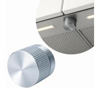 Sintrix Fab Bouton rotatif de rechange pour hotte aspirante - Compatible avec IKEA UNDERVERK, RYTMISK, VALUE. Matériau robuste avec aspect métallique et design antidérapant. Conception renforcée