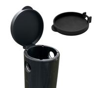 Sintrix Fab Couvercle de rechange pour douille de sol, couvercle de protection compatible avec les séchoirs rotatifs Leifheit 70 mm - Capuchon de protection pour parasol, séchoir à linge et support de