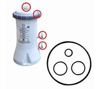 Sintrix Fab Kit de joints compatibles avec pompe à filtre Intex Krystal Clear 604/604G - Joints d'étanchéité de rechange et joints toriques pour modèles de pompe à filtre