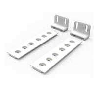 Sintrix Fab Lot de 2 charnières universelles pour réfrigérateur - Kit de montage de porte pour réfrigérateur encastrable - Compatible avec Miele Liebherr Bosch - Support de porte de réfrigérateur et