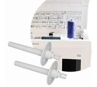 Sintrix Fab Lot de 2 porte-bobines de fil universels à clipser - Diamètre : 5 mm - Pour aiguilles jumelles et bobines verticales - Compatible avec Brother, Singer, AEG