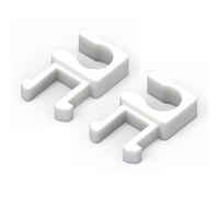 Sintrix Fab Lot de 2 supports de tuyau de remplissage - Compatible avec les réservoirs de chasse d'eau Geberit - Support de tuyau/support de valve/support de tuyau WC - Convient pour valve de