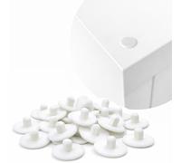 Sintrix Fab Lot de 20 Cache-vis - Capuchons pour vis à Six pans Creux à tête fraisée - Compatible avec Le système d'étagère IKEA Kallax/Expedit/Trofast - Montage sans Outil