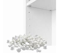 Sintrix Fab Lot de 220 capuchons pour trous de perçage, bouchons de recouvrement et couvercle de vis - Compatible avec les accessoires d'étagère IKEA Billy - Diamètre 3,4 mm pour étagère blanche et