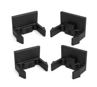 Sintrix Fab Lot de 4 clips de support de plaque d'immatriculation pour porte-vélos Thule - Compatible avec EuroWay, EasyFold, VeloCompact & VeloSpace - Pièces de rechange pour support de plaque