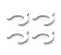 Sintrix Fab Lot de 4 clips pour radiateur plat - Compatible avec Kermi ZK00940001 - Support de radiateur pour fixation de cache-radiateur, console de radiateur et revêtement