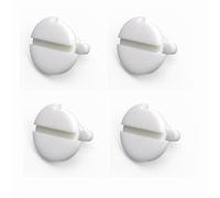 Sintrix Fab Lot de 4 tendeurs à clip 295176601 - Robuste et renforcé - Compatible avec Dometic L100, L200 - Fermeture de réfrigérateur pour grille d'aération et couverture d'hiver dans le camping-car