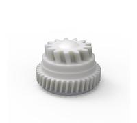 Sintrix Fab Pignon moteur renforcé compatible avec Graef SKS S32000 / SKS32120 - Engrenage Gear pour Trancheuse Trancheuse - 30 mm (13 dents) / 42 mm (40 dents) - Hauteur 28 mm