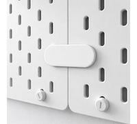 Sintrix Fab Raccord compatible avec IKEA SKADIS - Connecteur de jonction pour plaques perforées - Fixation stable et sans couture - Accessoire de rangement mural