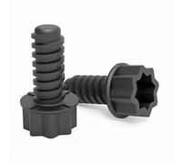 Sintrix Fab Vis de rechange, 49 mm, pour chaise de jardin, compatible avec les meubles en rotin Allibert by Keter, filetage Ø 15 mm, longueur 35 mm, accessoires pour meubles de jardin d'extérieur