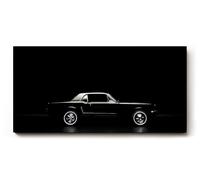 Sinus Art Tableau mural, 100 x 50 cm, style vintage élégant dans un jeu de lumière minimaliste, symbole d'intemporalité et de style