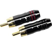 Sinuslive CS Connecteur RCA [1x Cinch-RCA mâle - 1x extrémité(s) ouverte