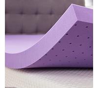 SINWEEK Surmatelas Doux ventilé en Mousse à mémoire de Forme en Gel de 7,6 cm, certifié CertiPUR-US, très Grand lit, Violet