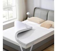 SINWEEK Surmatelas en Mousse à mémoire de Forme en Gel de 7,6 cm avec Housse rafraîchissante et ventilée, certifié CertiPUR-US, lit Simple, Violet